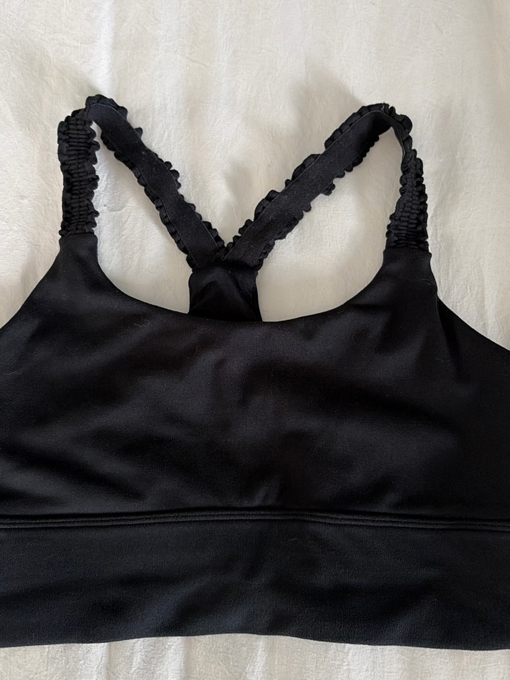 Marika Black Racerback Seamless Sports Bralette
